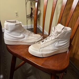 Nike Cream High-Top Sneakers